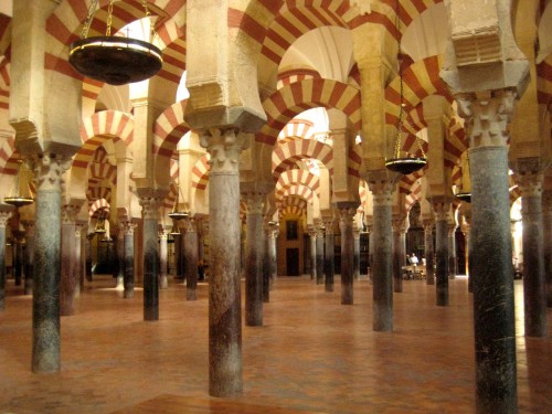 La grande mosquée de Cordoue en Espagne