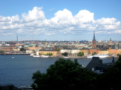 Panorama de la ville de Stockholm