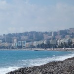 Vue sur la baie de Nice.