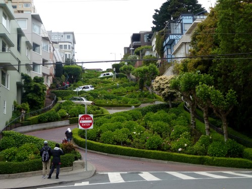 La rue tordue de San Francisco